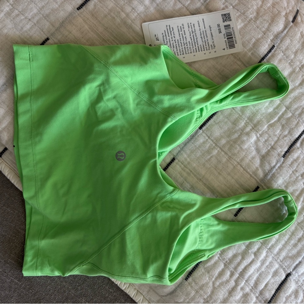 NWT Lululemon align Vibrant‎ Green Tank Top - Picture 3 of 4